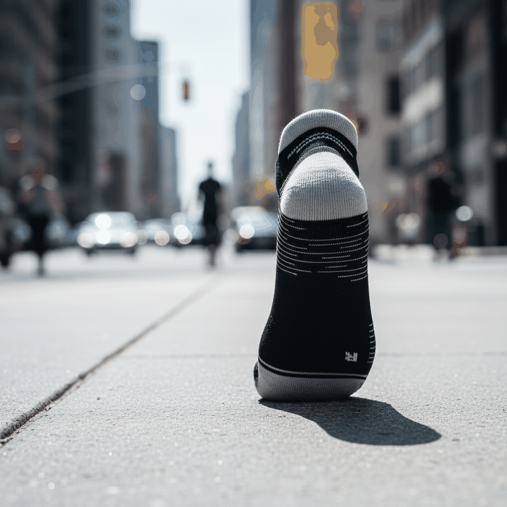 Running Socks Low Cut Black/Grey