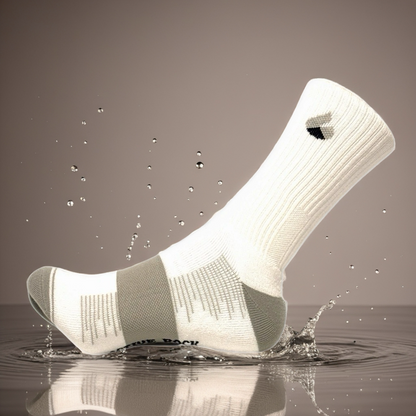 Chaussettes de Tennis Crew Lite Blanc/Gris