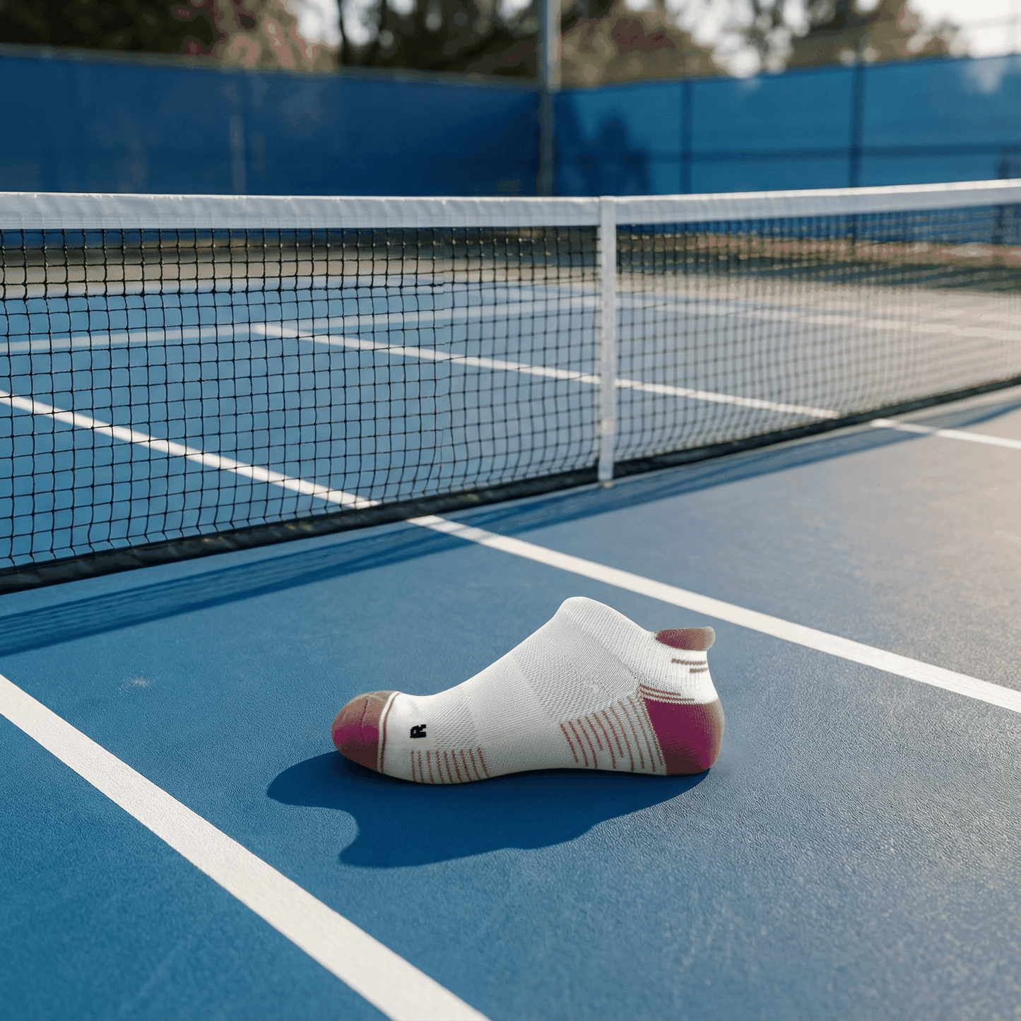 Tennis Socks Low Cut Lite White/Pink